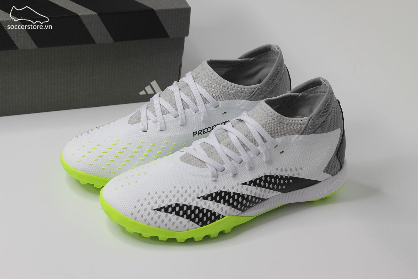 Adidas Predator Accuracy .3 TF Crazyrush pack màu trắng đế xanh GZ0004