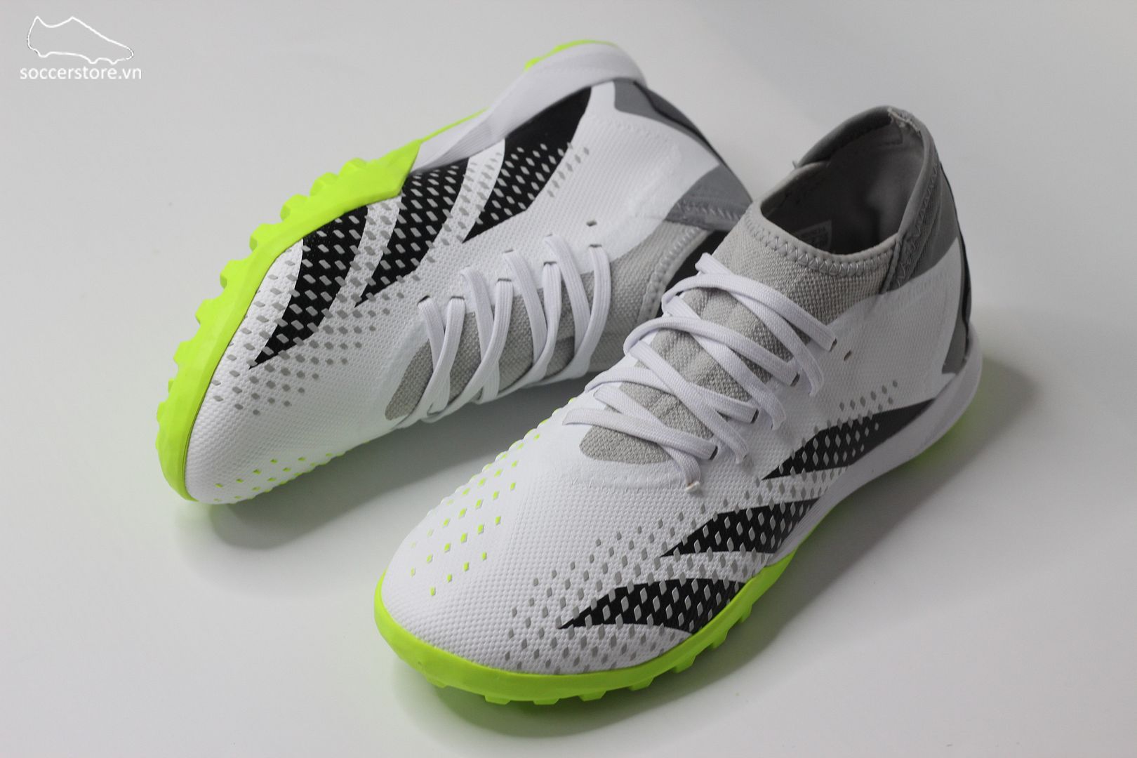 Adidas Predator Accuracy .3 TF Crazyrush pack màu trắng đế xanh GZ0004