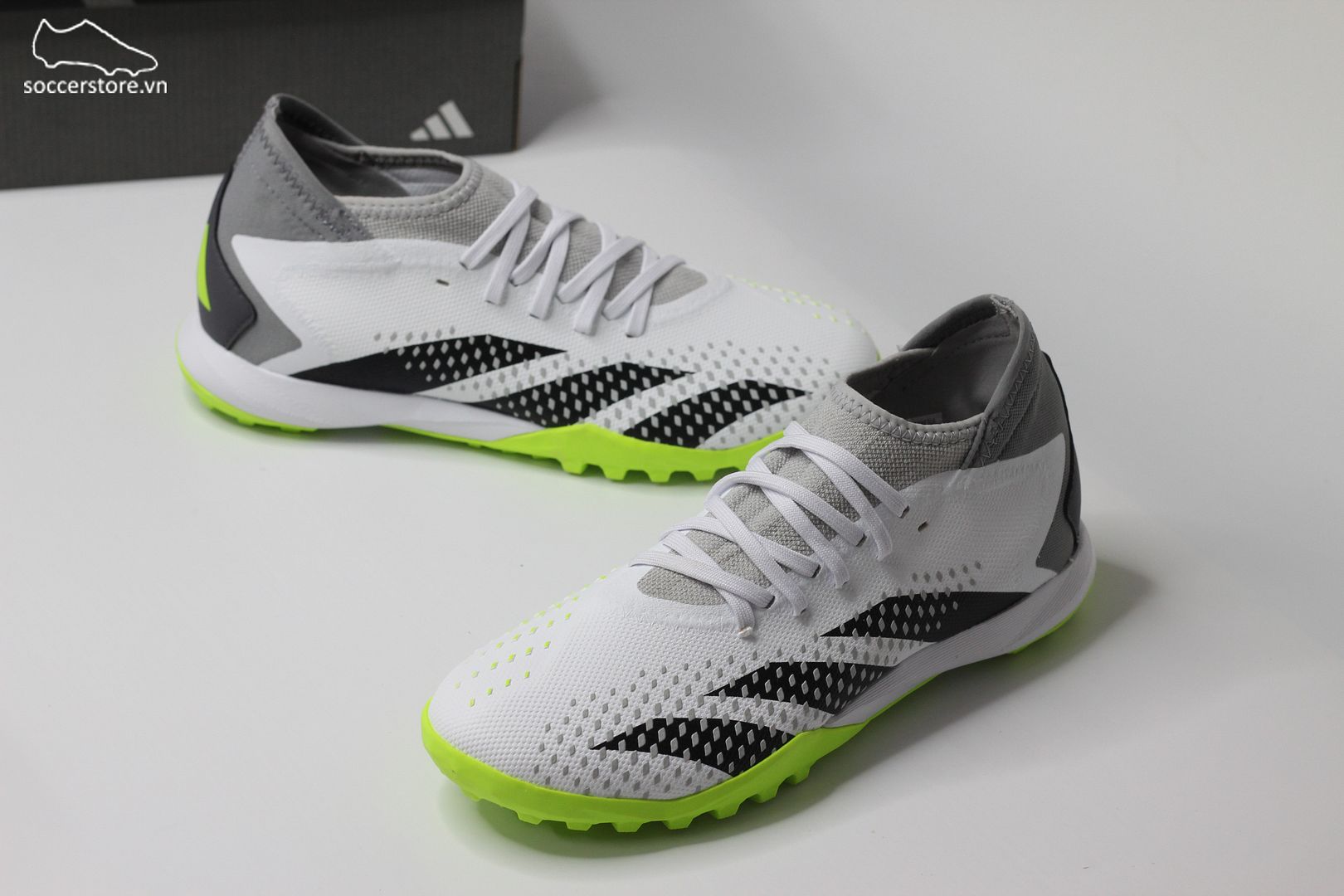 Adidas Predator Accuracy .3 TF Crazyrush pack màu trắng đế xanh GZ0004