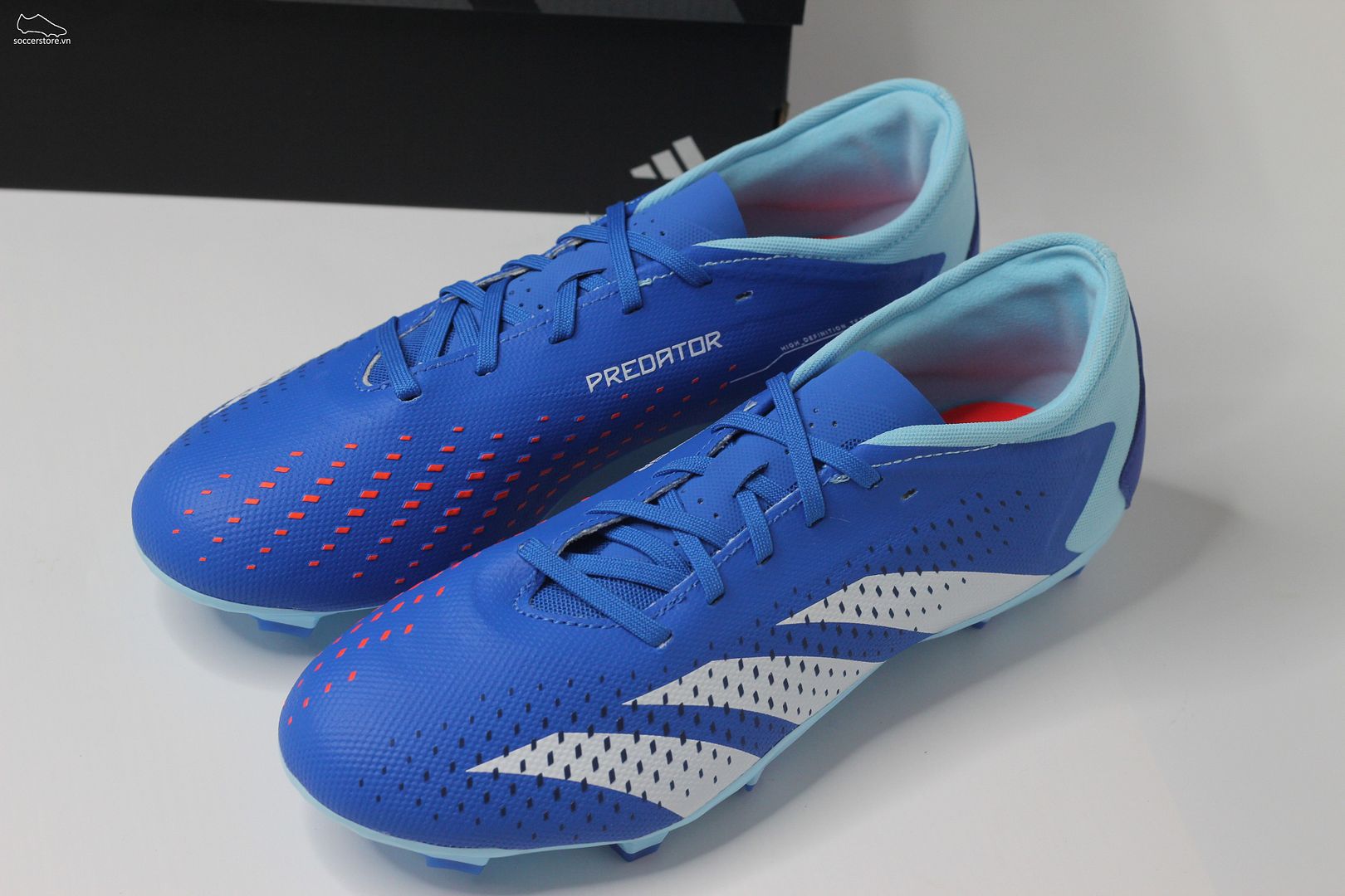 Adidas Predator Accuracy .3 L FG Marine Rush pack màu xanh trắng GZ0015