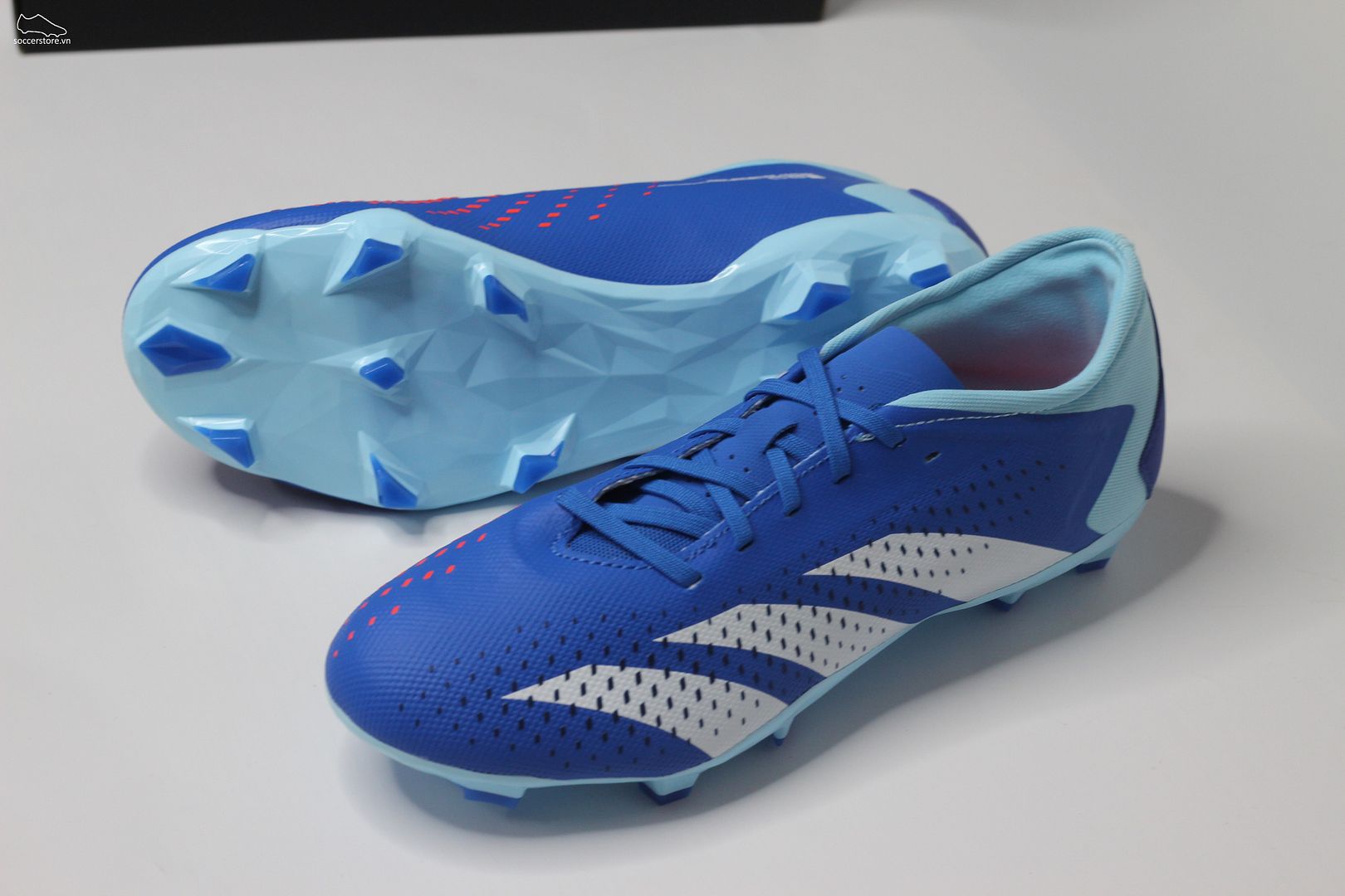 Adidas Predator Accuracy .3 L FG Marine Rush pack màu xanh trắng GZ0015