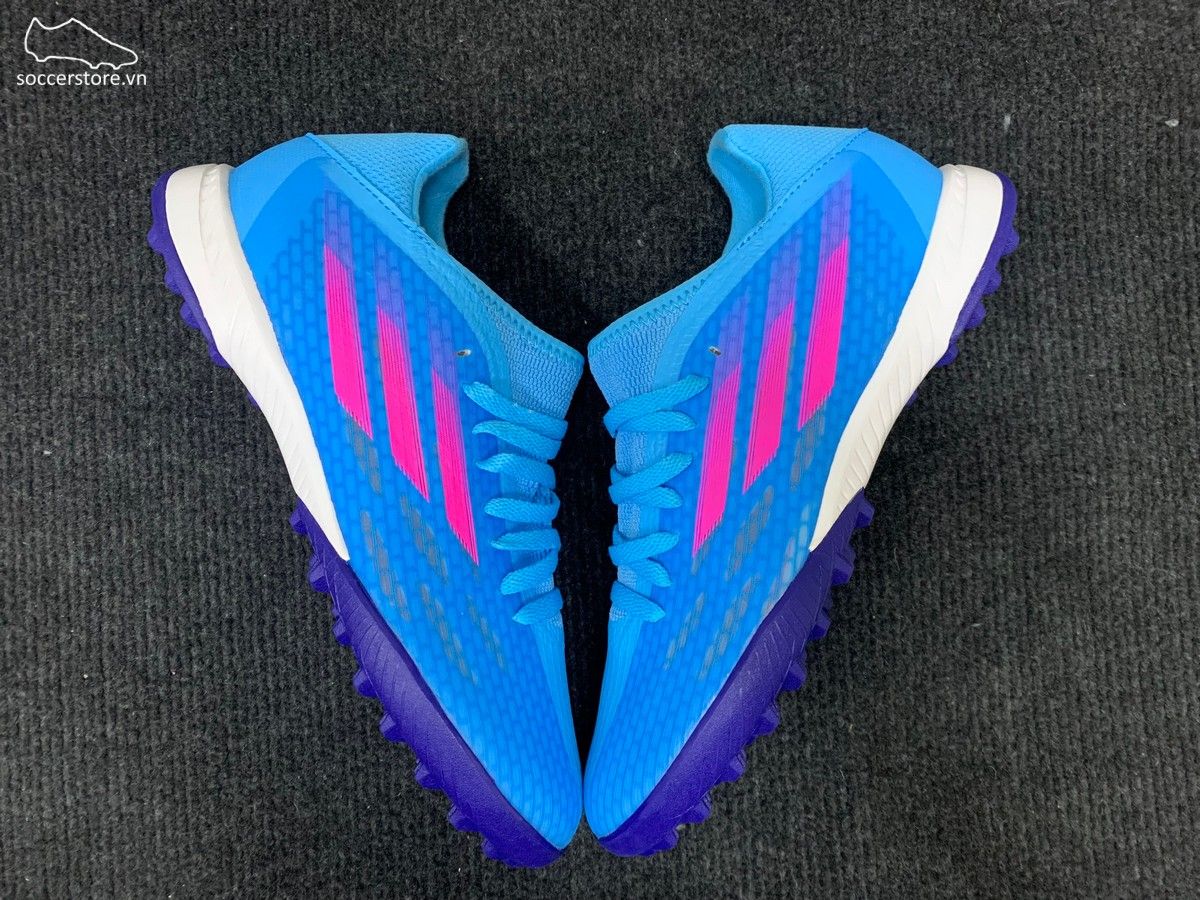 Giày Adidas X Speedflow .3 TF Sapphire Edge pack màu xanh GW7508 