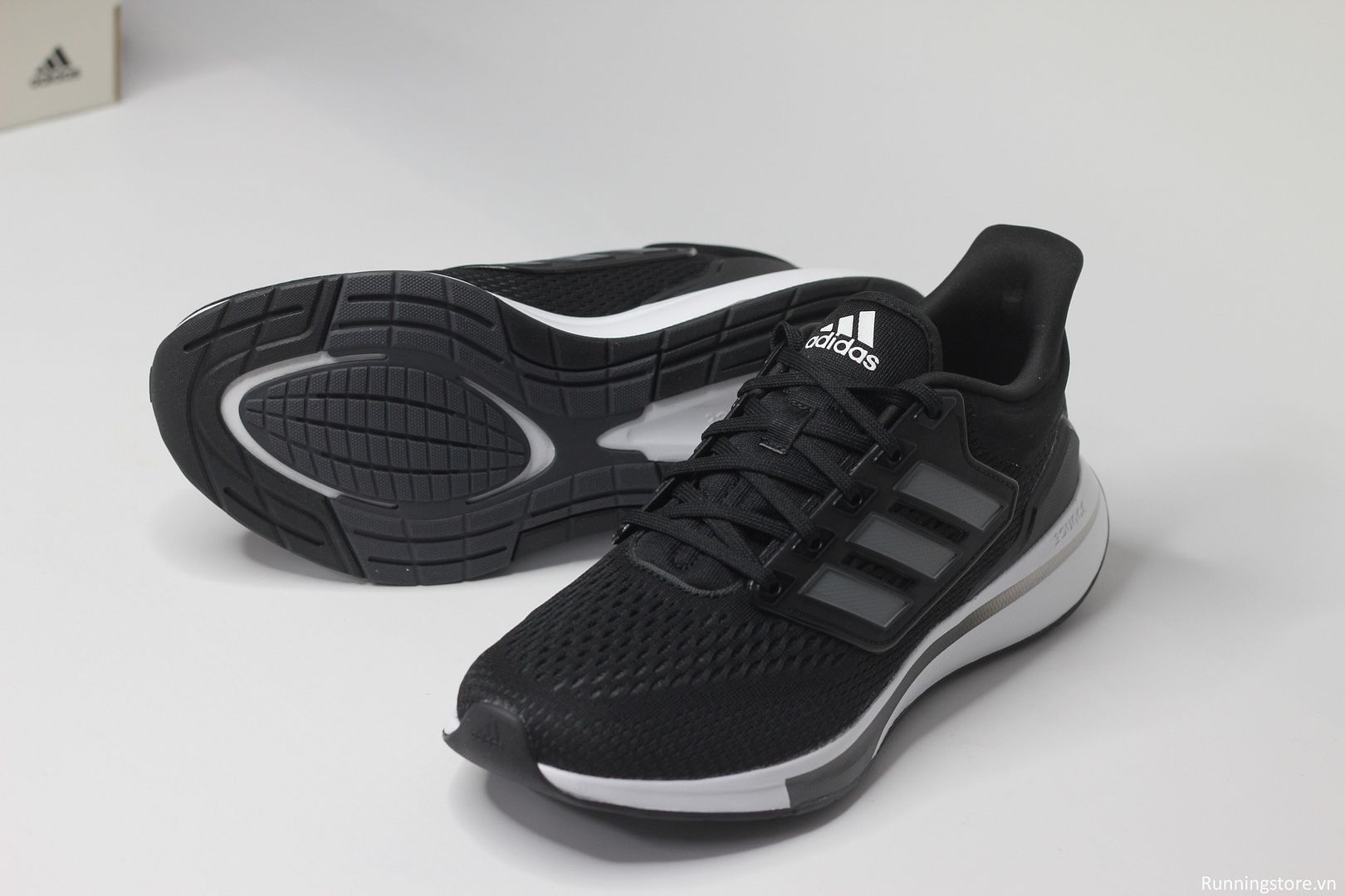 Adidas EQ21 Run- Core Black/ Iron Metallic/ Carbon H00512