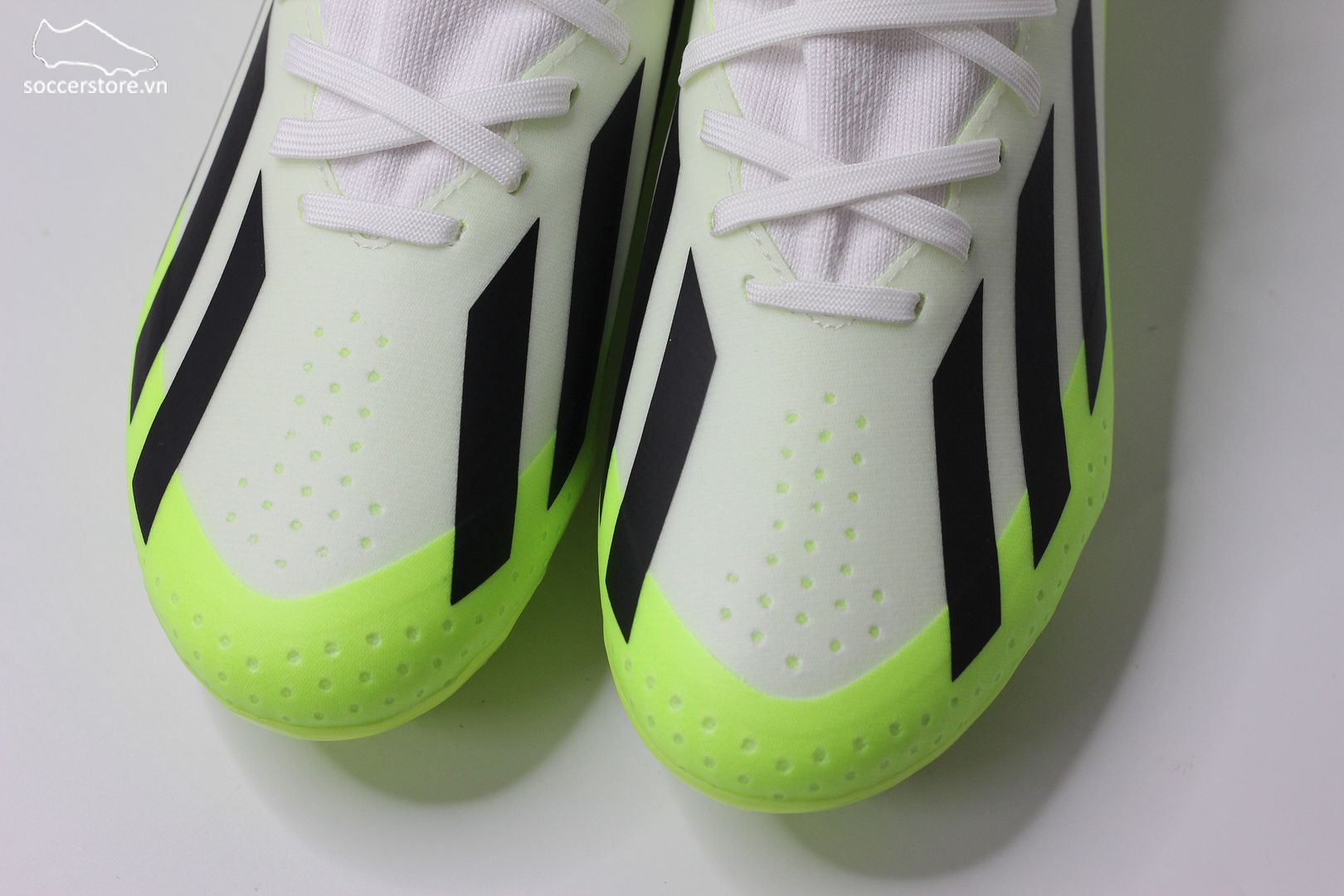 Adidas X Crazyfast .3 FG Crazyrush pack màu trắng pha xanh chuối HQ4534