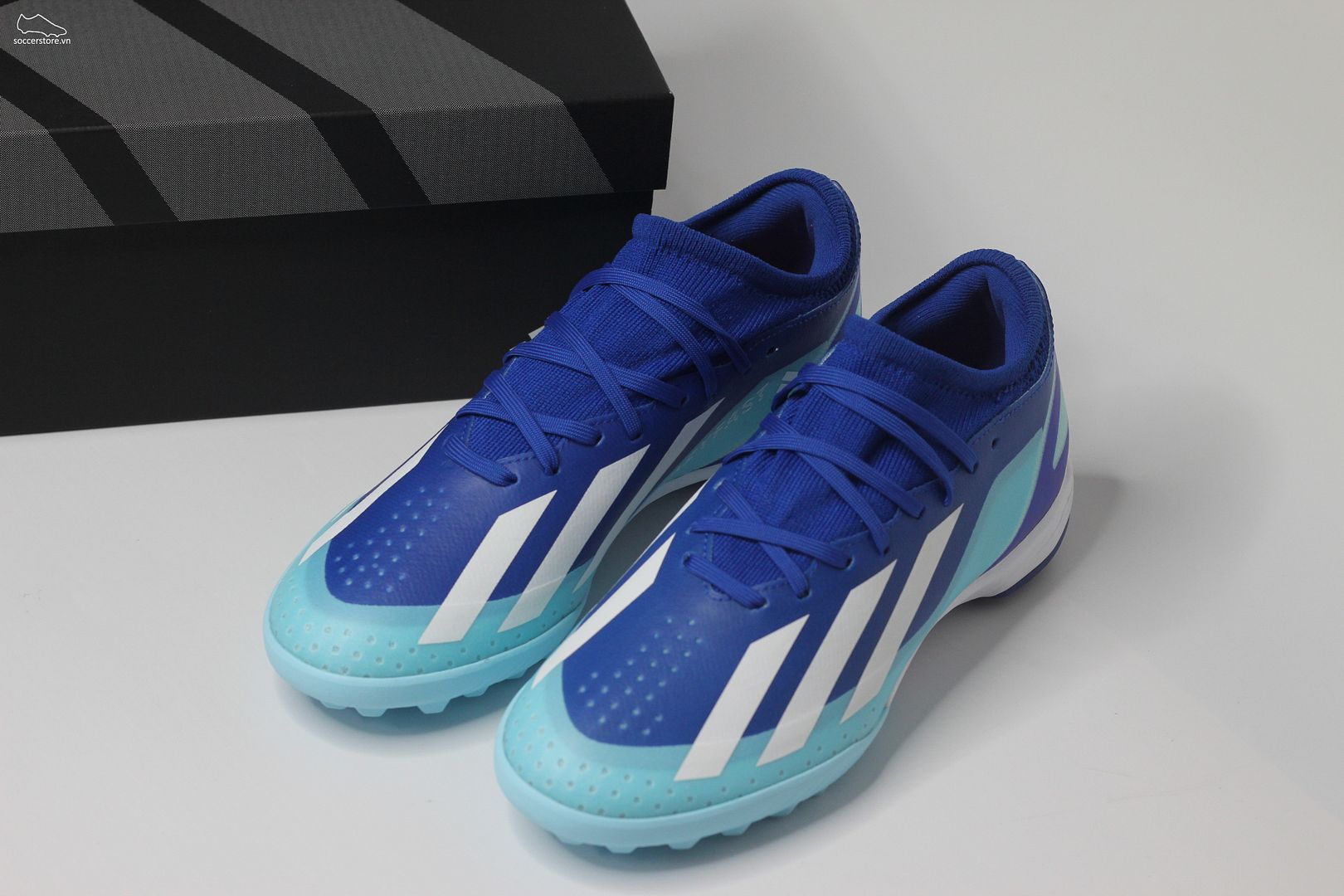 Adidas X Crazyfast .3 TF Marine Rush pack màu xanh trắng ID9338