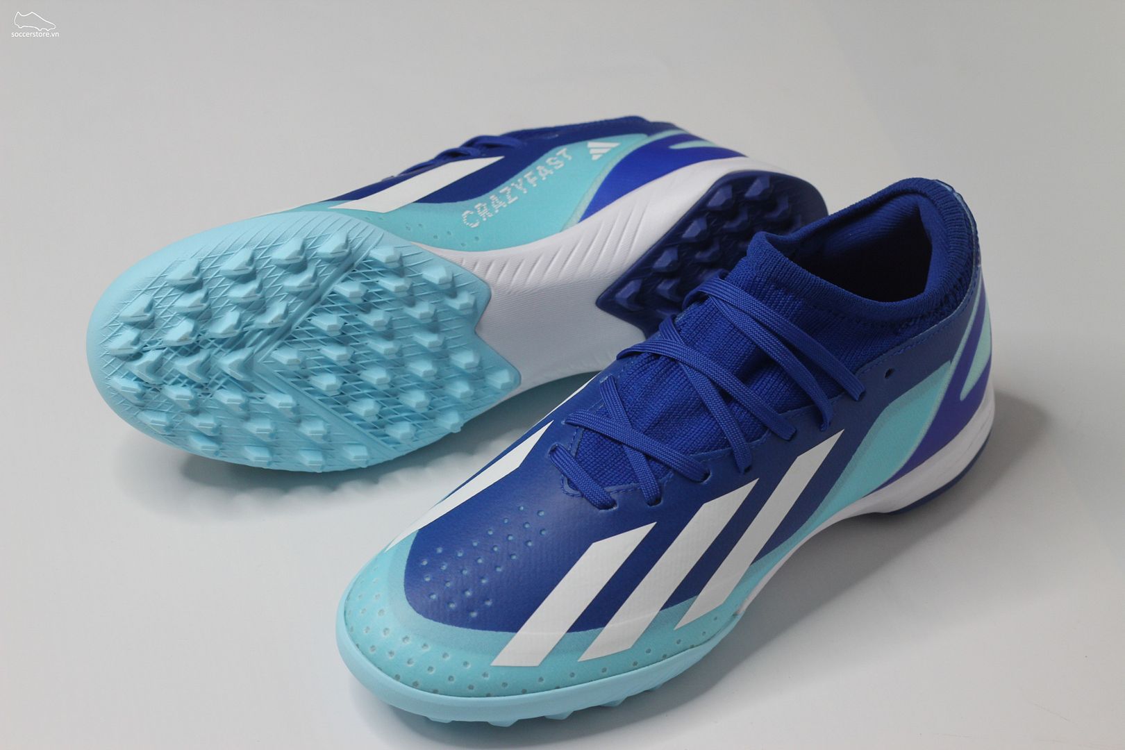 Adidas X Crazyfast .3 TF Marine Rush pack màu xanh trắng ID9338