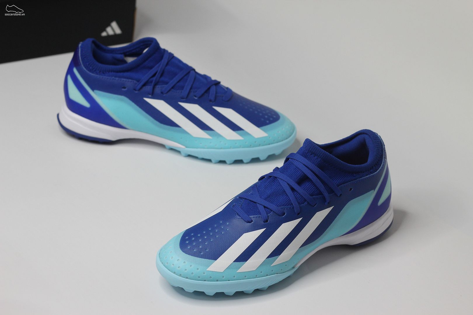 Adidas X Crazyfast .3 TF Marine Rush pack màu xanh trắng ID9338