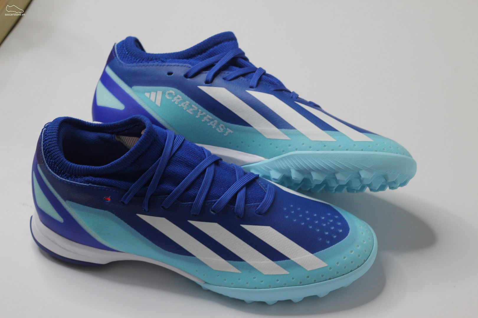 Adidas X Crazyfast .3 TF Marine Rush pack màu xanh trắng ID9338