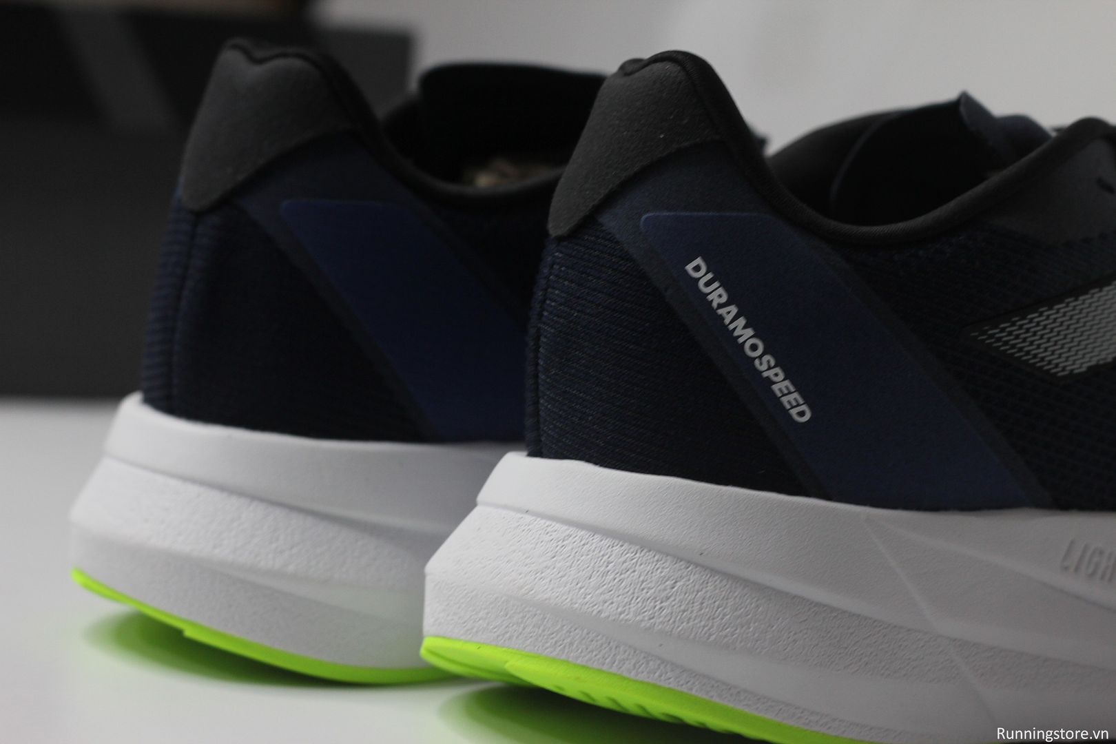 Giày chạy bộ Adidas Duramo Speed màu xanh đen IF0566