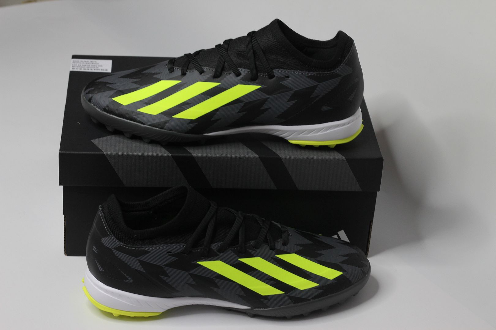 Adidas X Crazyfast .3 TF màu đen xám/xanh chuối IG0767