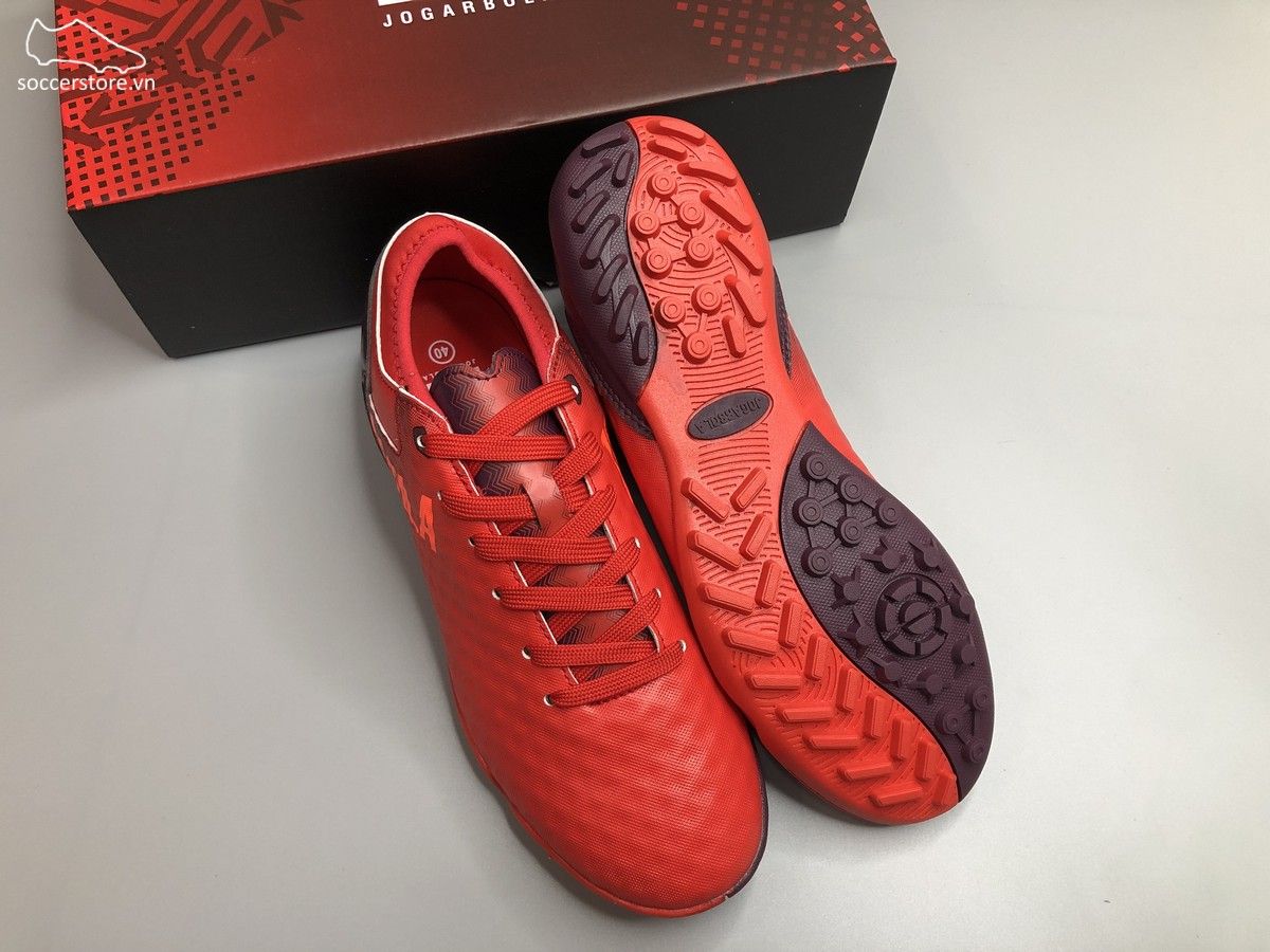 Giày bóng đá Jogarbola Colorlux 2.0 màu đỏ J203