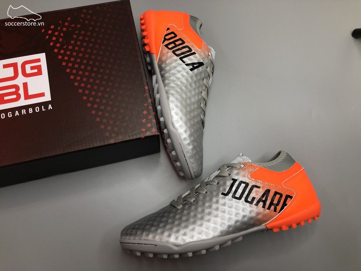 Giày bóng đá Jogarbola Colorlux 2.0 màu bạc cam - J210