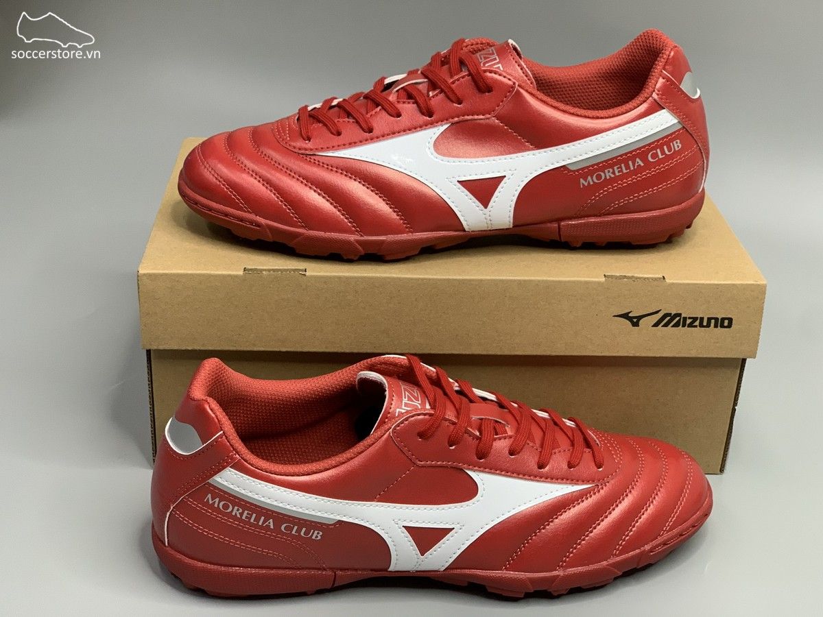 Mizuno Morelia II Club AS TF màu đỏ trắng - P1GD221660