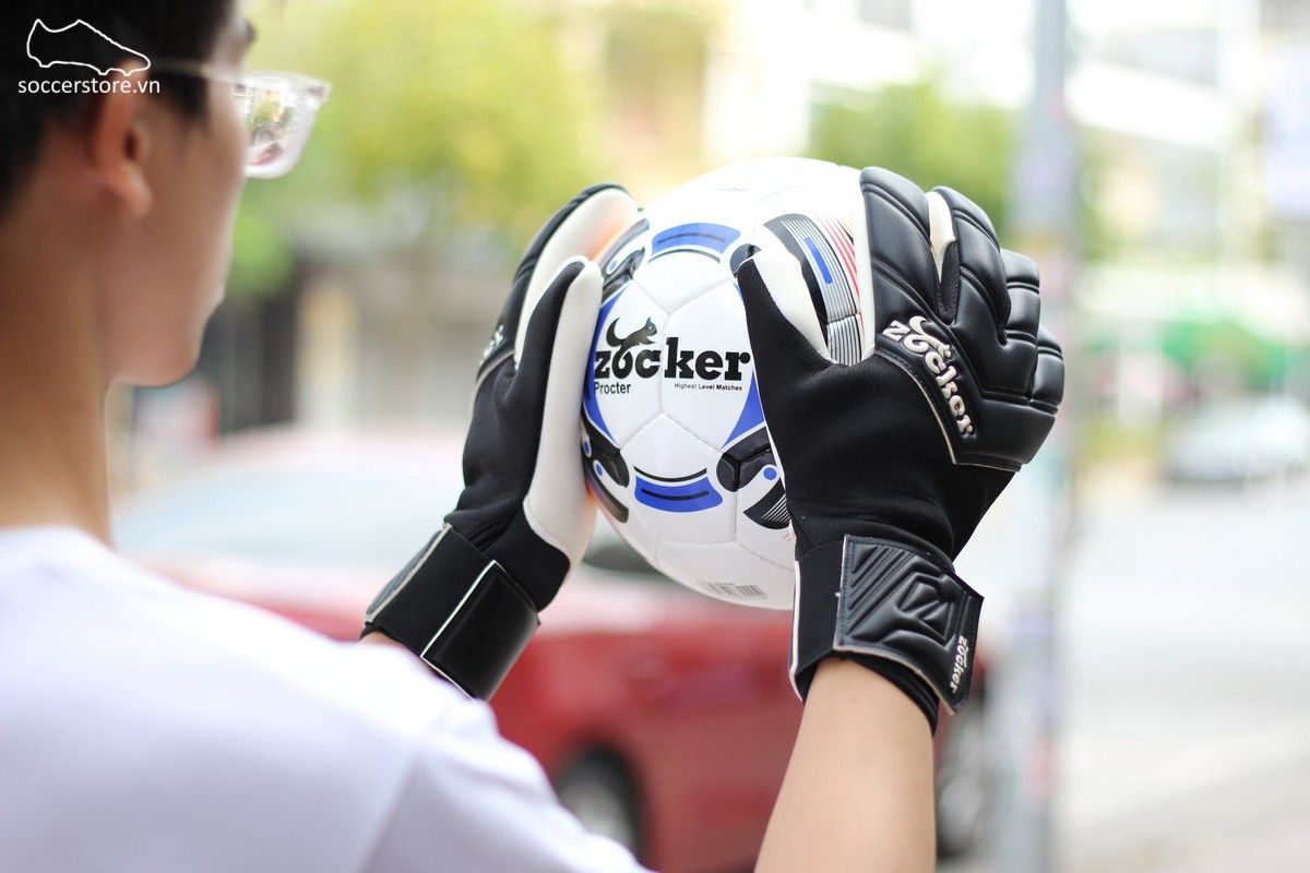 Găng tay thủ môn Zocker Becker màu đen GK Gloves
