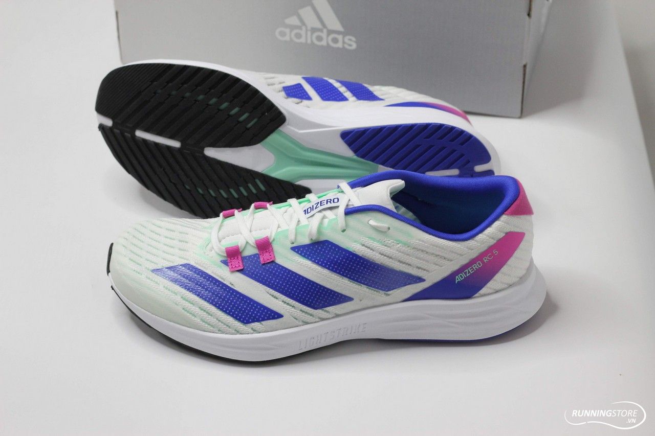 Adidas adizero RC 5 - Cloud White / Lucid Blue / Core Black