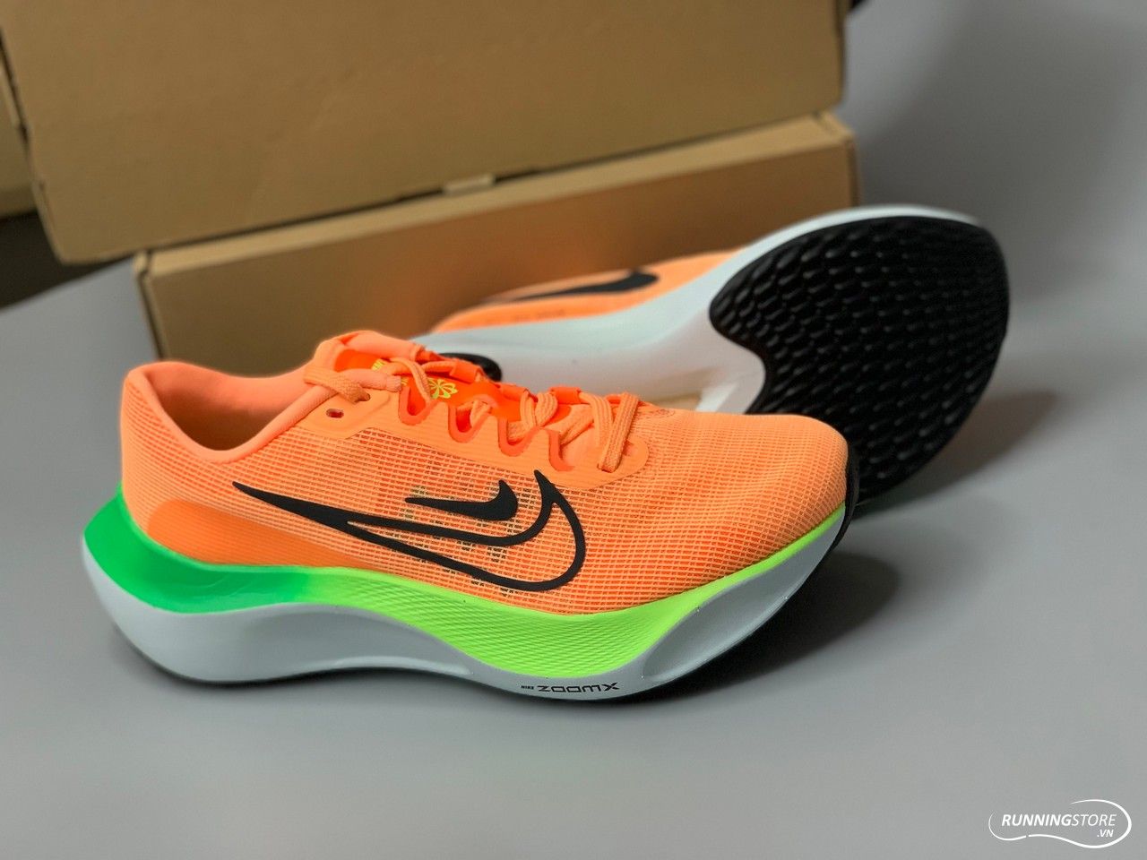 Nike Zoom Fly 5 - Total Orange/Bright Crimson/White - DM8974-800