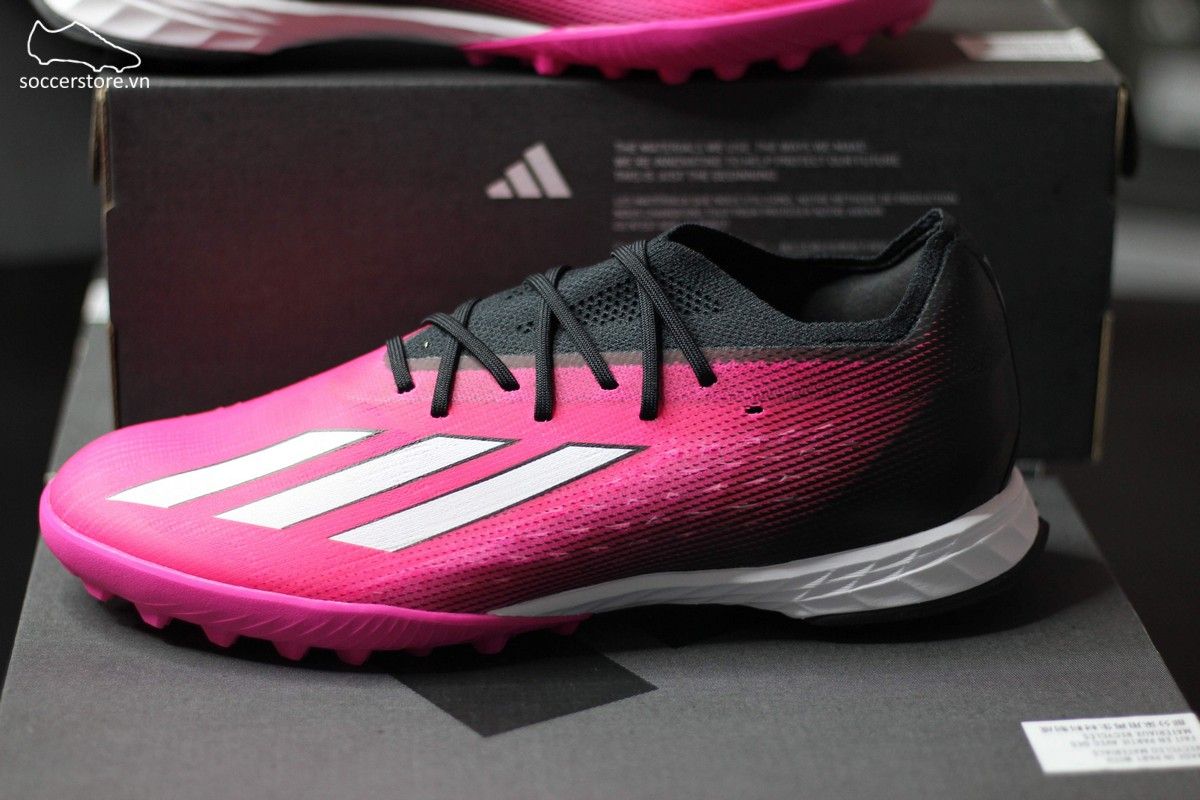 Adidas X Speedportal .1 TF màu hồng đen trắng- Own Your Football pack-GZ2440