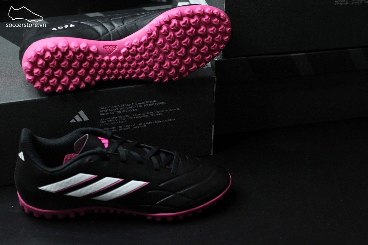 Adidas Copa Pure .4 TF màu đen trắng hồng- Own Your Football pack-GY9049