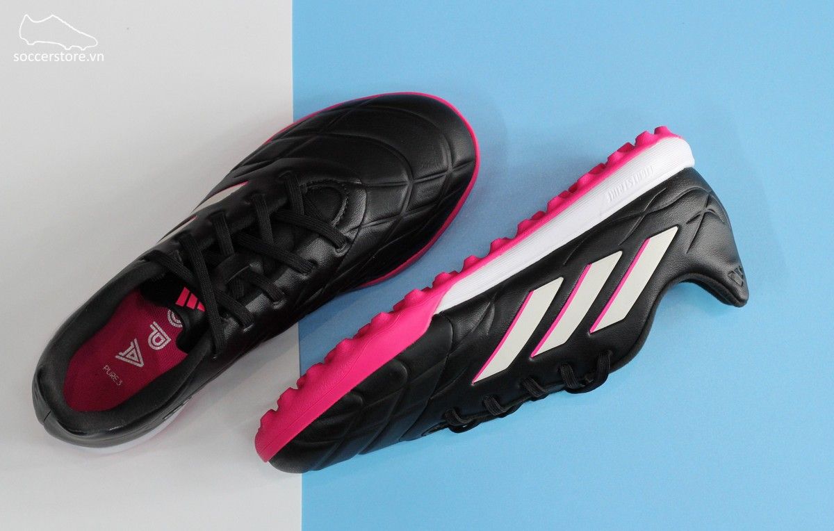 Adidas Copa Pure .3 TF màu đen trắng hồng- Own Your Football pack-GY9054