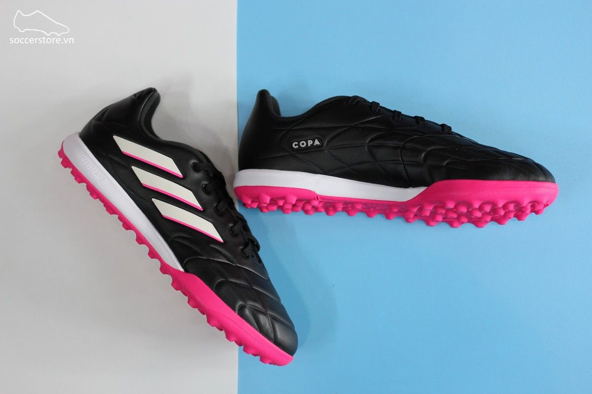 Adidas Copa Pure .3 TF màu đen trắng hồng- Own Your Football pack-GY9054