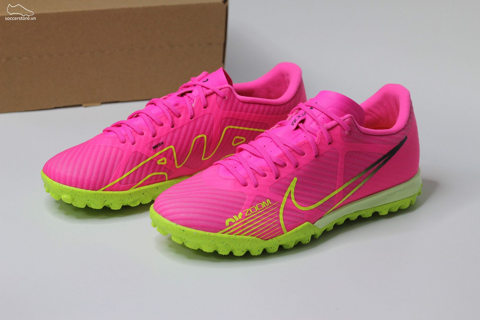 Nike Mercurial Vapor 15 Academy TF Zoom màu hồng- Luminous pack DJ5635-605