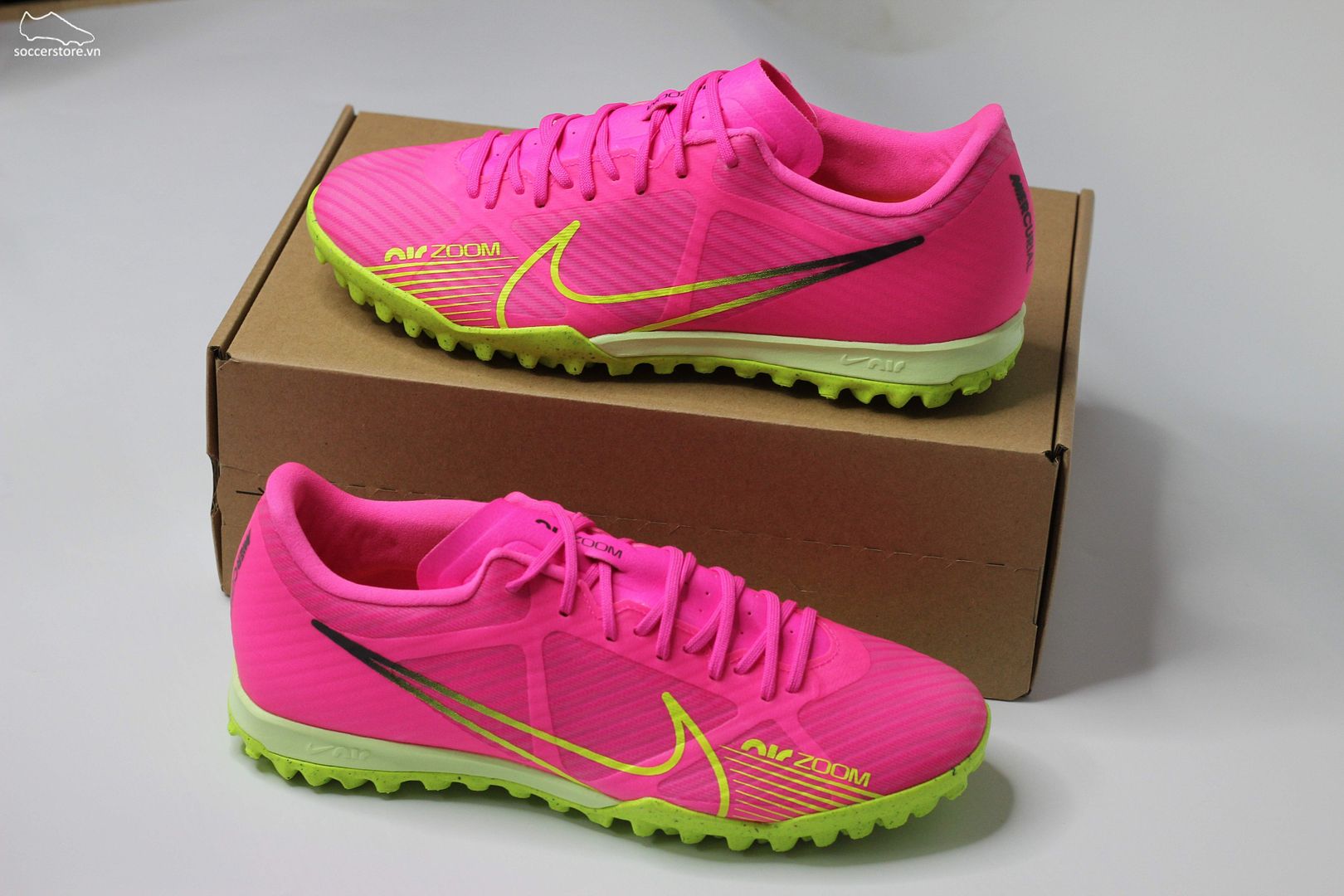 Nike Mercurial Vapor 15 Academy TF Zoom màu hồng- Luminous pack DJ5635-605