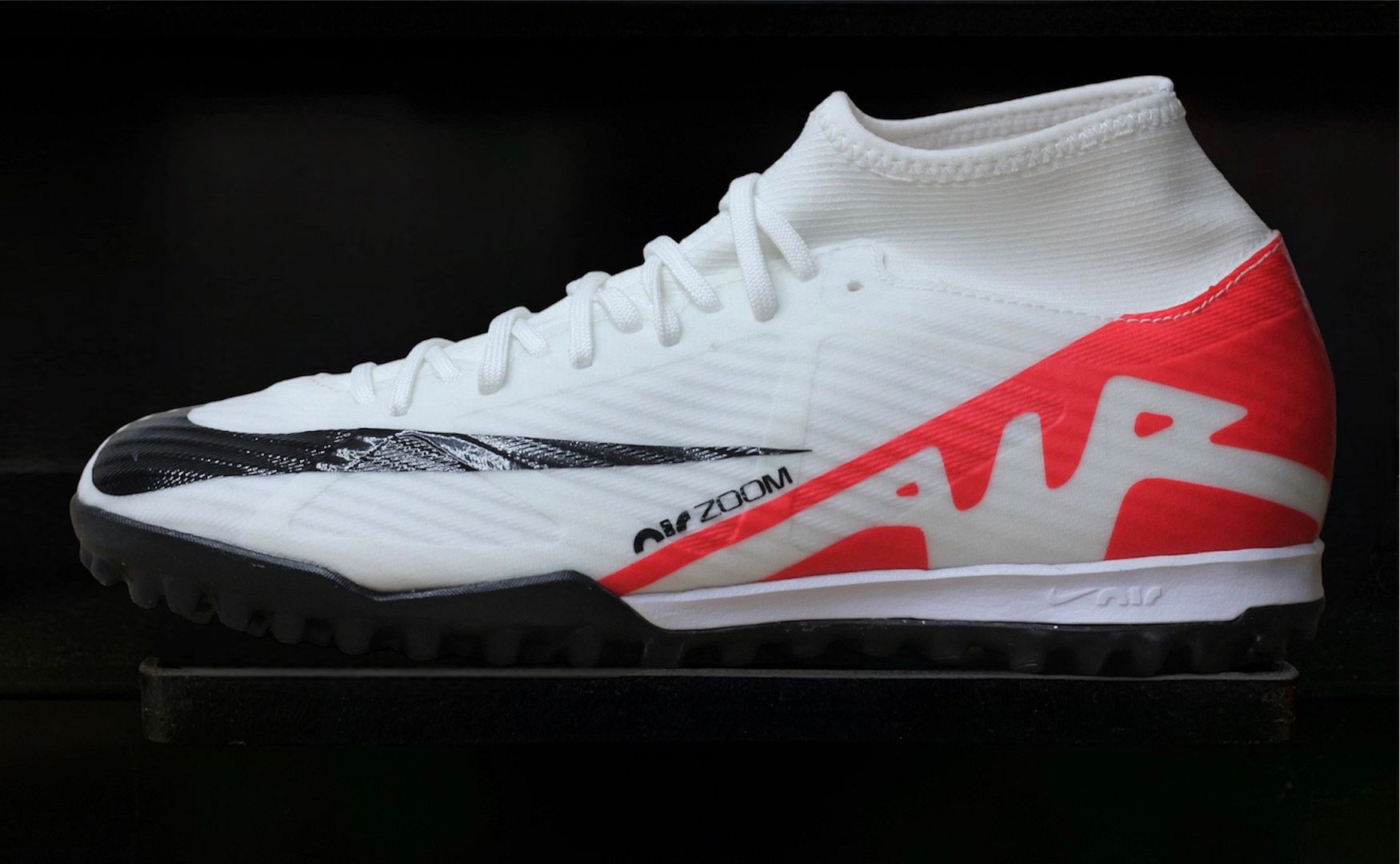 Nike Mercurial Superfly 9 Academy TF Air Zoom Ready pack màu trắng đỏ DJ5629-600