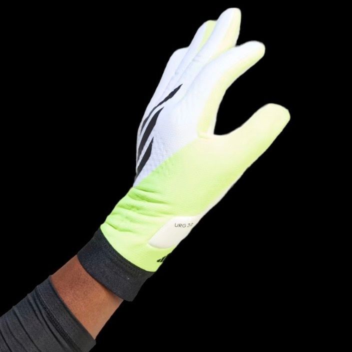 Găng tay thủ môn Adidas X League màu trắng xanh GK Gloves IA0838