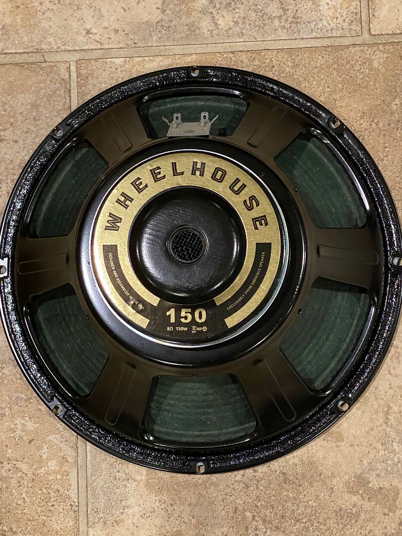 Sold - Eminence Wheelhouse 150 12