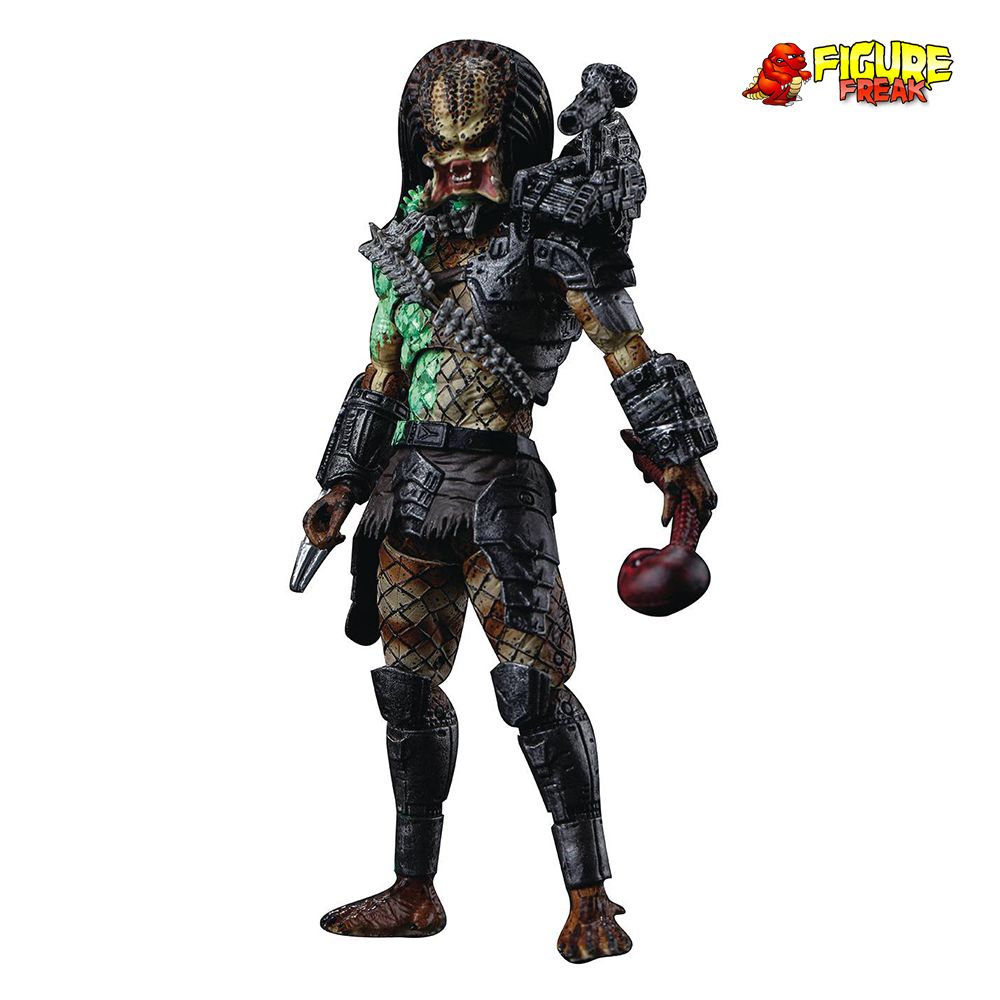 Hiya Toys Predator Battle Damaged Jungle Predator 4.5