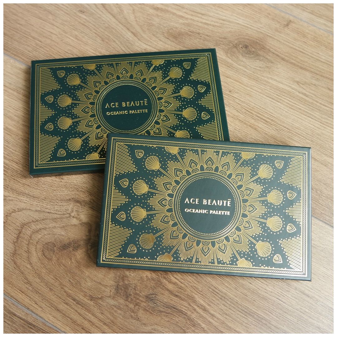 ace beauté oceanic eyeshadow palette review swatch makeup look 3 looks 1 palette