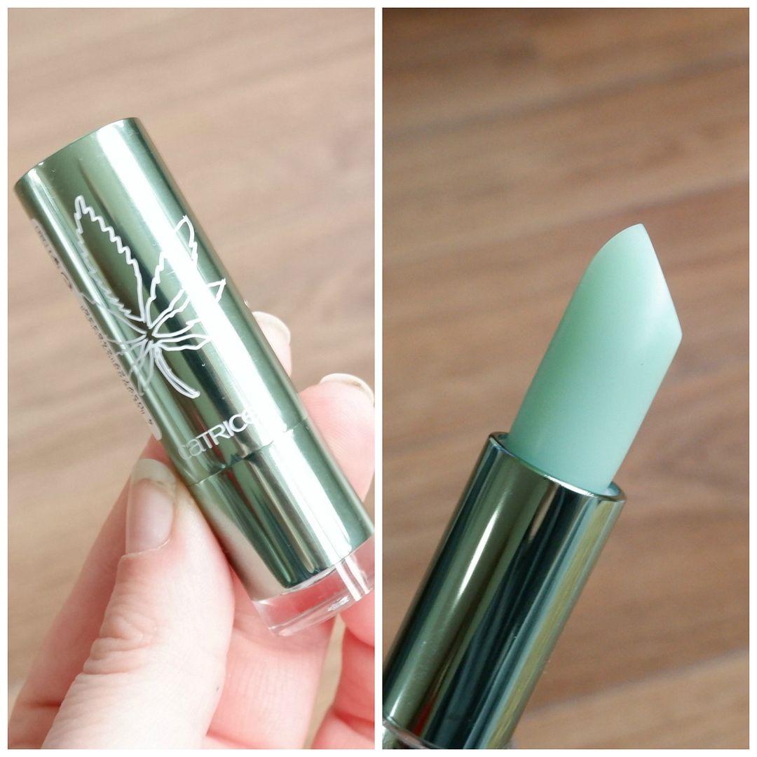 catrice plump & blur lip treatment hemp & mint glow lip balm review swatch makeup look