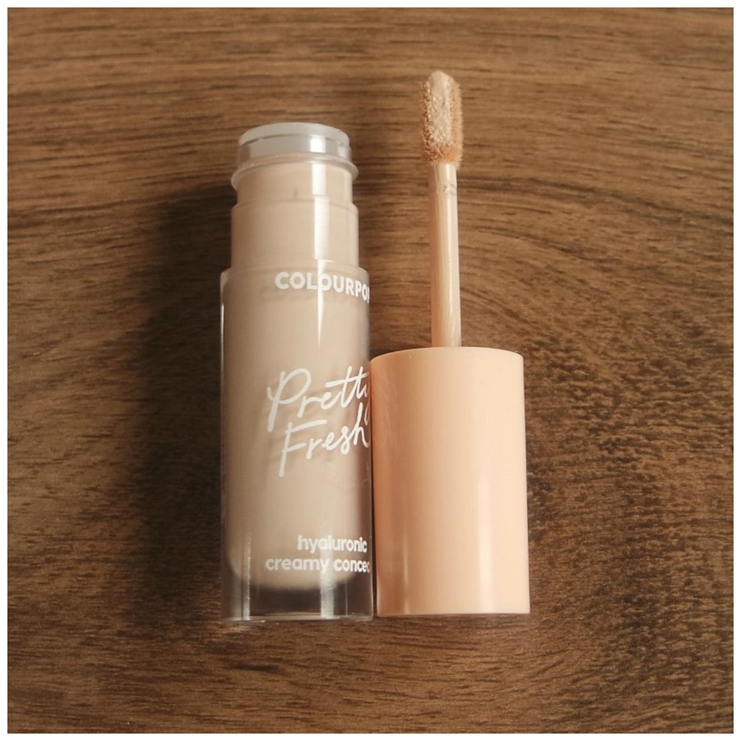 colourpop pretty fresh concealer review swatch makeup application fair skin dry skin