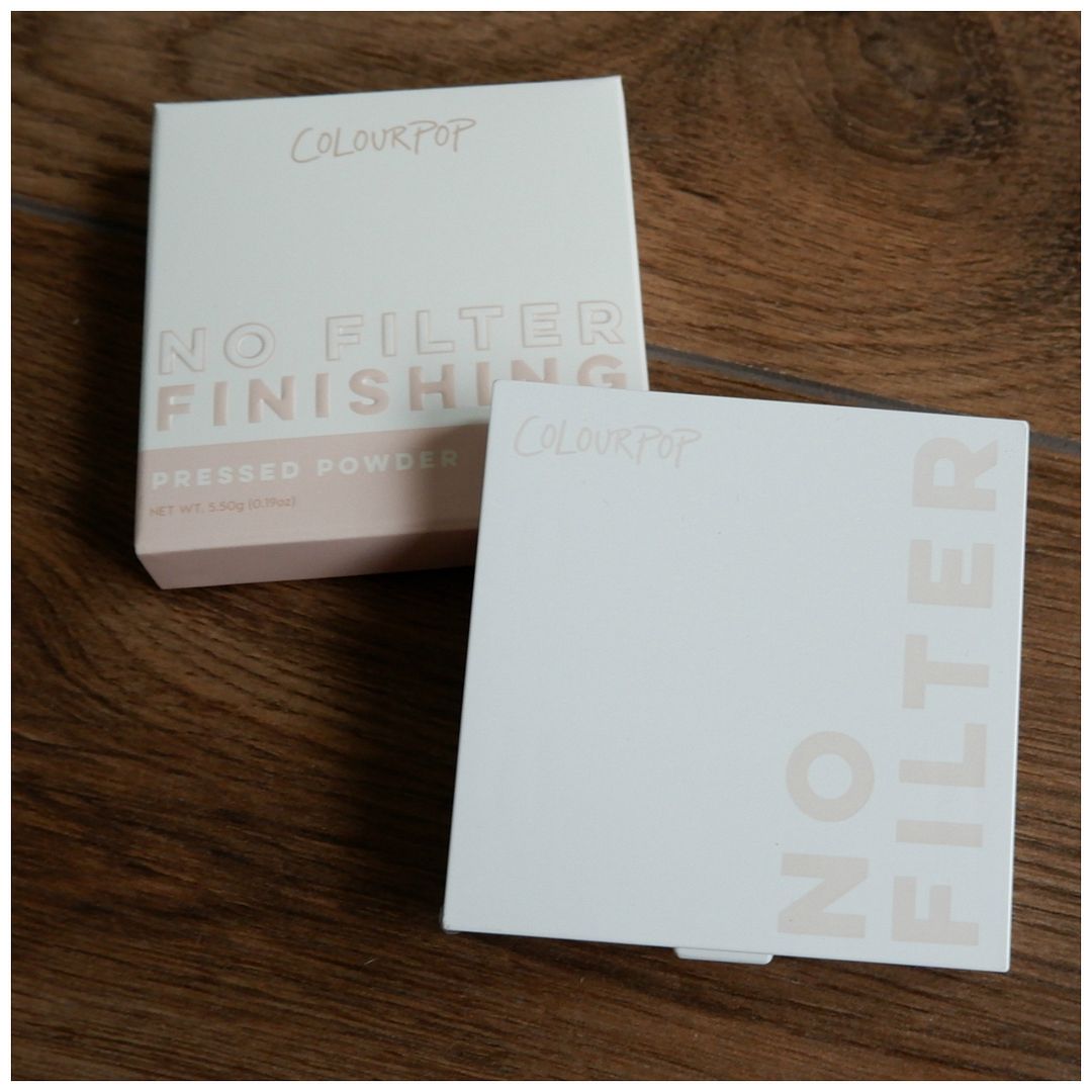 Colourpop No Filter Sheer Matte Pressed Powder review swatch application makeup look Fair Colourpop No Filter Sheer Matte Pressed Powder review swatch application makeup look Fair