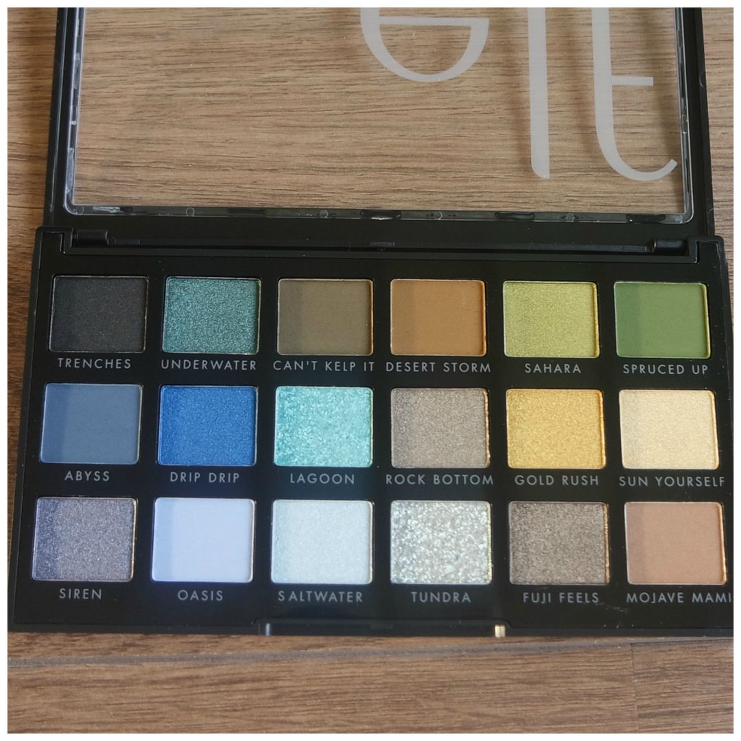 elf earth ocean earth & ocean eyeshadow palette review swatch makeup look 3 looks 1 palette fair skin elf earth ocean earth & ocean eyeshadow palette review swatch makeup look 3 looks 1 palette fair skin