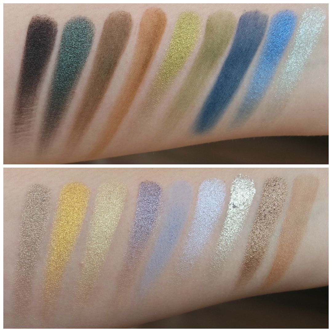 elf earth ocean earth & ocean eyeshadow palette review swatch makeup look 3 looks 1 palette fair skin elf earth ocean earth & ocean eyeshadow palette review swatch makeup look 3 looks 1 palette fair skin