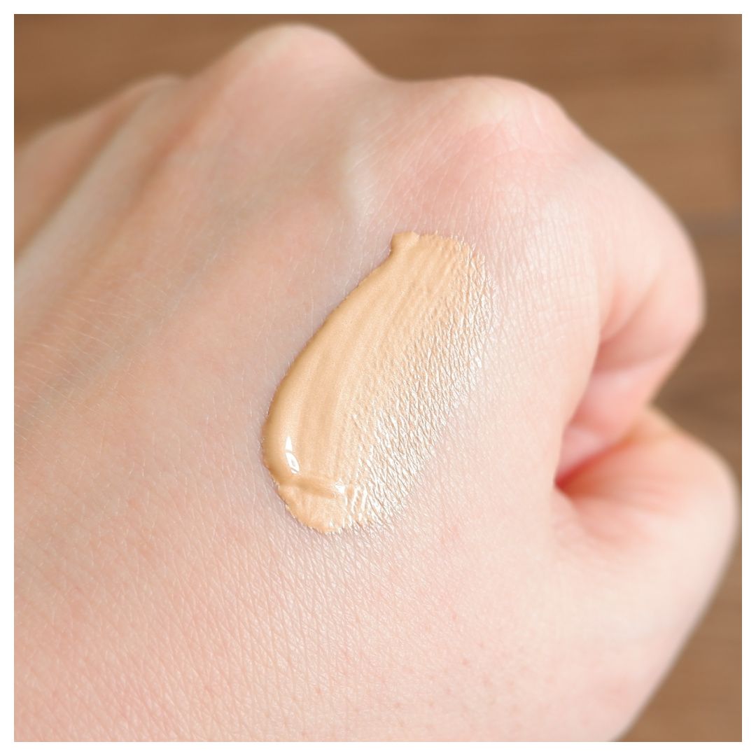 elf halo glow liquid filter review swatch makeup look drugstore application fair skin mature skin