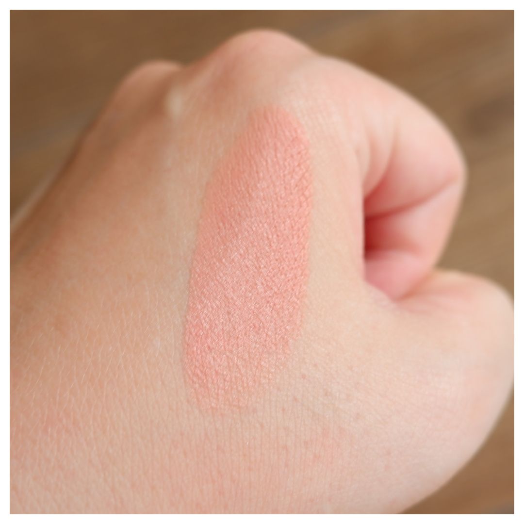 em cosmetics so soft cream blush stick review swatch lychee makeup look application fair skin dry skin mature skin