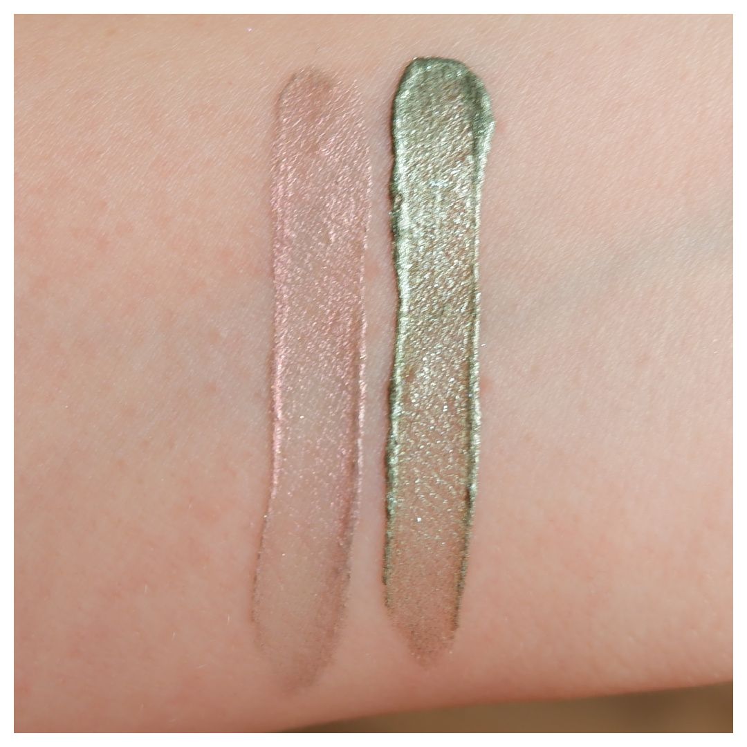 essence luminous eye tint liquid eyeshadow review swatch makeup look application drugstore glazed candy cloud sparkly jade essence luminous eye tint liquid eyeshadow review swatch makeup look application drugstore glazed candy cloud sparkly jade