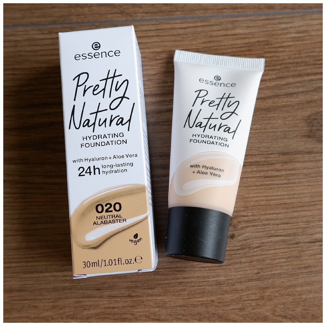 Essence pretty natural foundation review swatch application 020 neutral alabaster fair skin dry skin Essence pretty natural foundation review swatch application 020 neutral alabaster fair skin dry skin