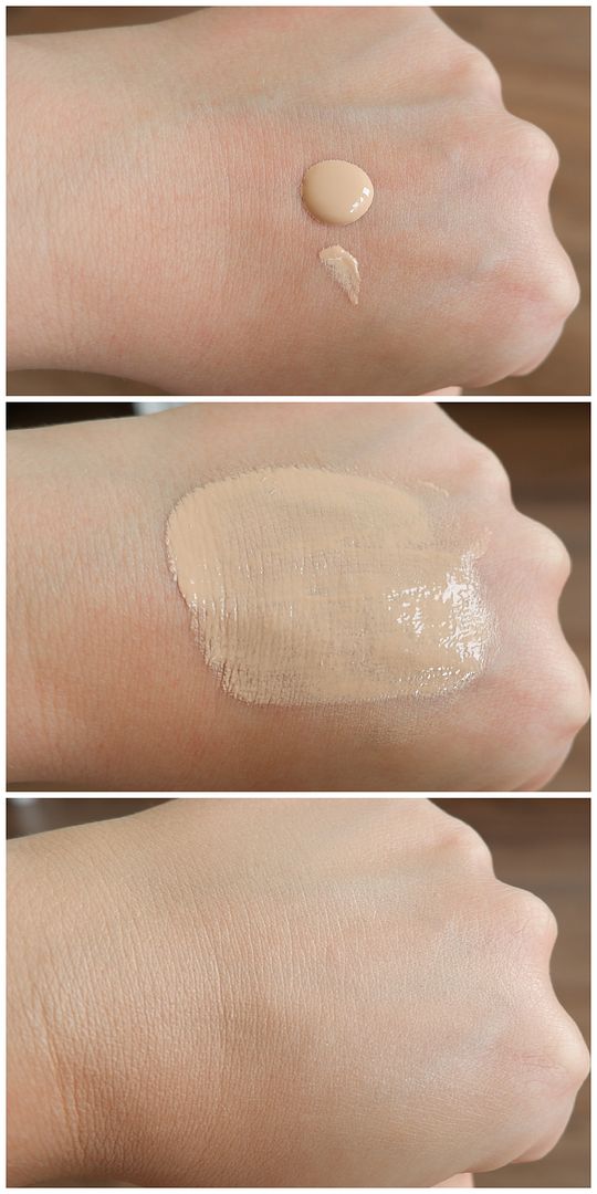 Essence pretty natural foundation review swatch application 020 neutral alabaster fair skin dry skin Essence pretty natural foundation review swatch application 020 neutral alabaster fair skin dry skin
