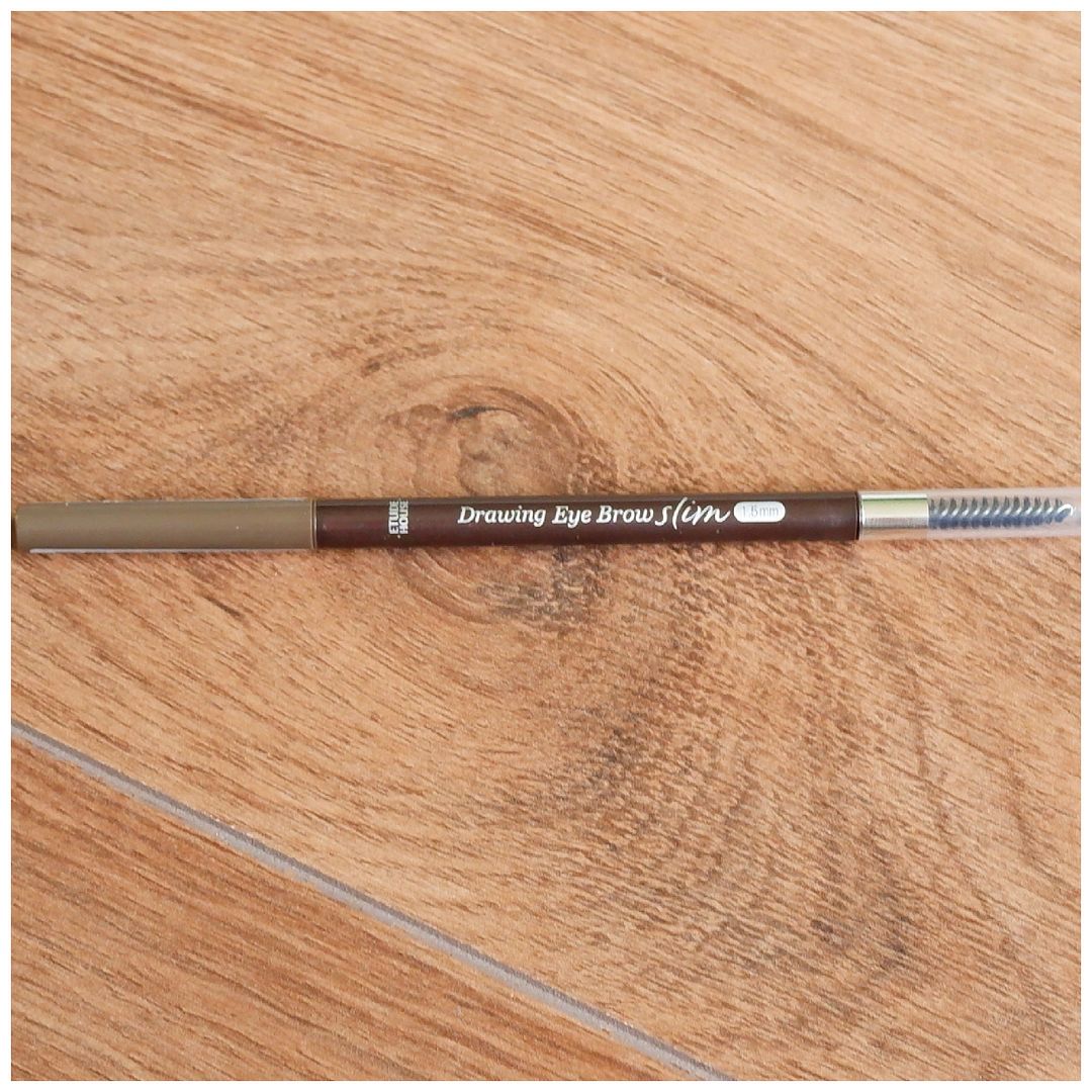 etude house drawing slim eye brow pencil gray brown fair skin review swatch makeup look application etude house drawing slim eye brow pencil gray brown fair skin review swatch makeup look application