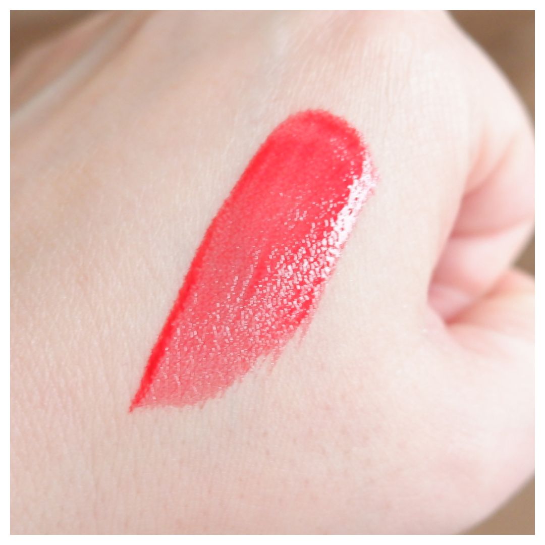fenty beauty poutsicle lip stain review swatch makeup look application strawberry sangria fair skin
