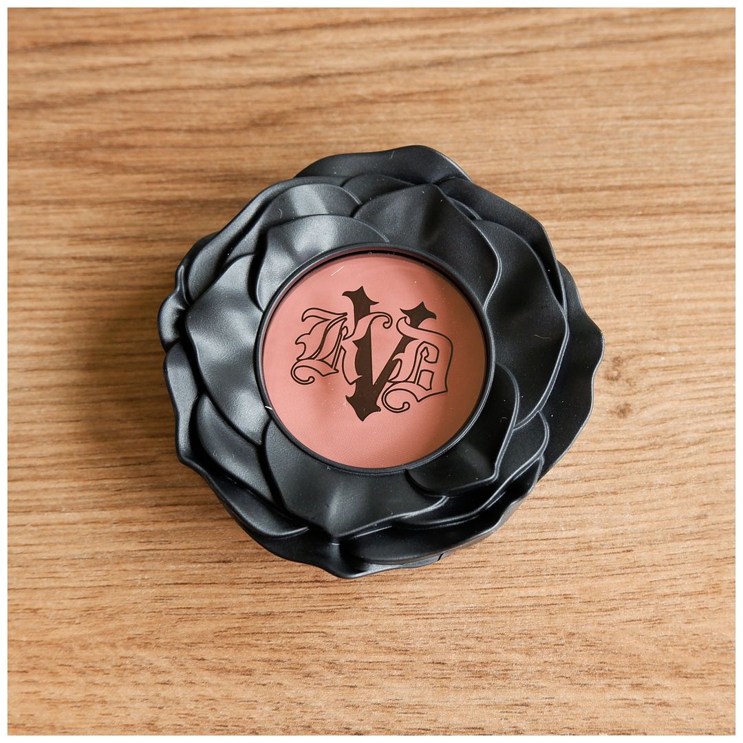 kvd vegan beauty kat von d everlasting blush foxglove review swatch makeup look fair skin kvd vegan beauty kat von d everlasting blush foxglove review swatch makeup look fair skin