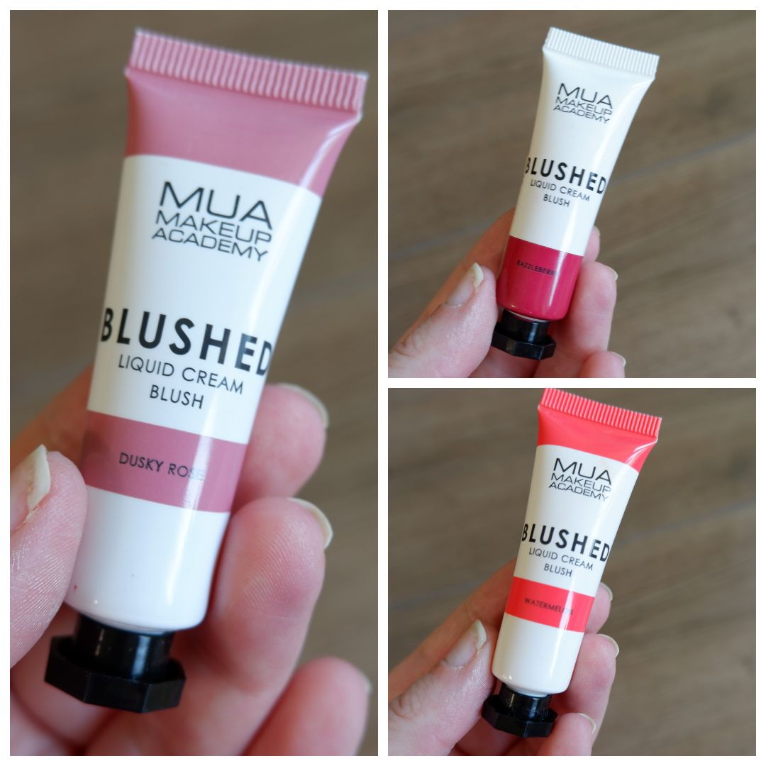 mua blushed liquid cream blush review swatch makeup look application drugstore dusky rose watermelon razzleberry fair skin  mua blushed liquid cream blush review swatch makeup look application drugstore dusky rose watermelon razzleberry fair skin