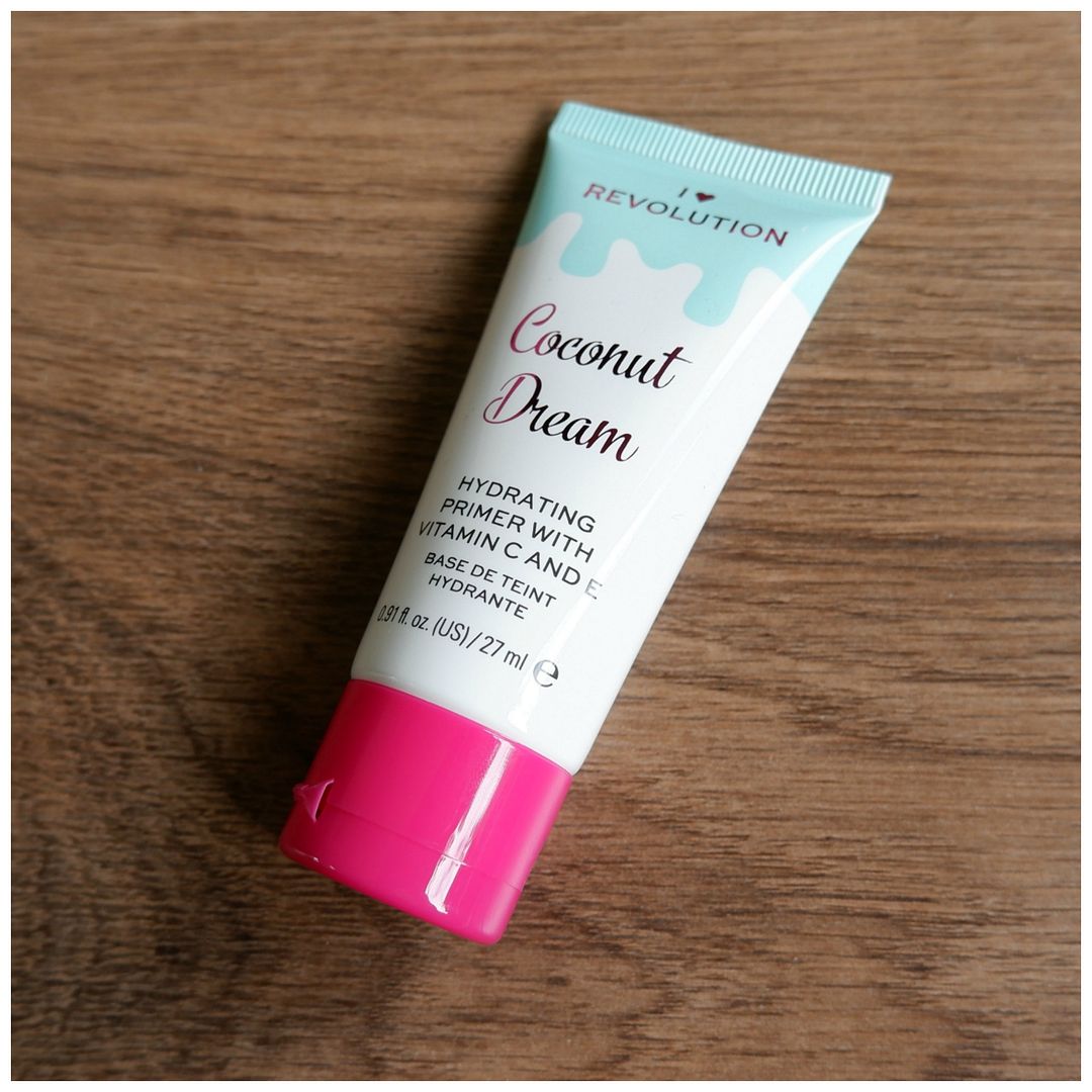 makeup revolution coconut dream hydrating face primer review swatch dry skin pale skin makeup revolution coconut dream hydrating face primer review swatch dry skin pale skin