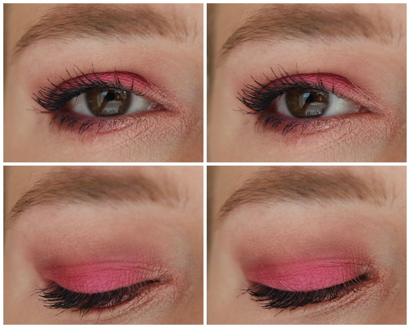 Natascha Denona Lila eyeshadow palette review swatch makeup look 3 looks 1 palette fair skin Natascha Denona Lila eyeshadow palette review swatch makeup look 3 looks 1 palette fair skin