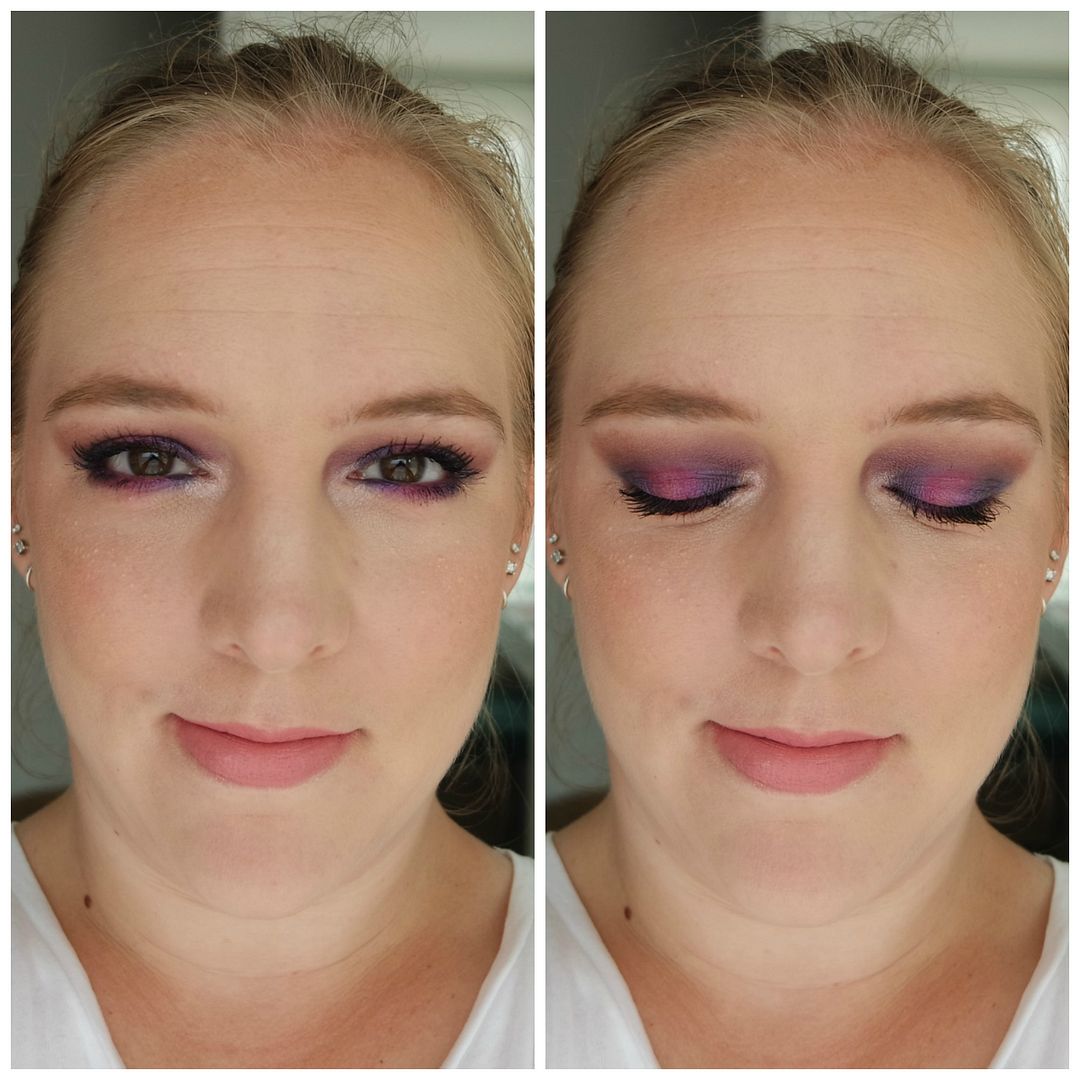 Natascha Denona Lila eyeshadow palette review swatch makeup look 3 looks 1 palette fair skin Natascha Denona Lila eyeshadow palette review swatch makeup look 3 looks 1 palette fair skin