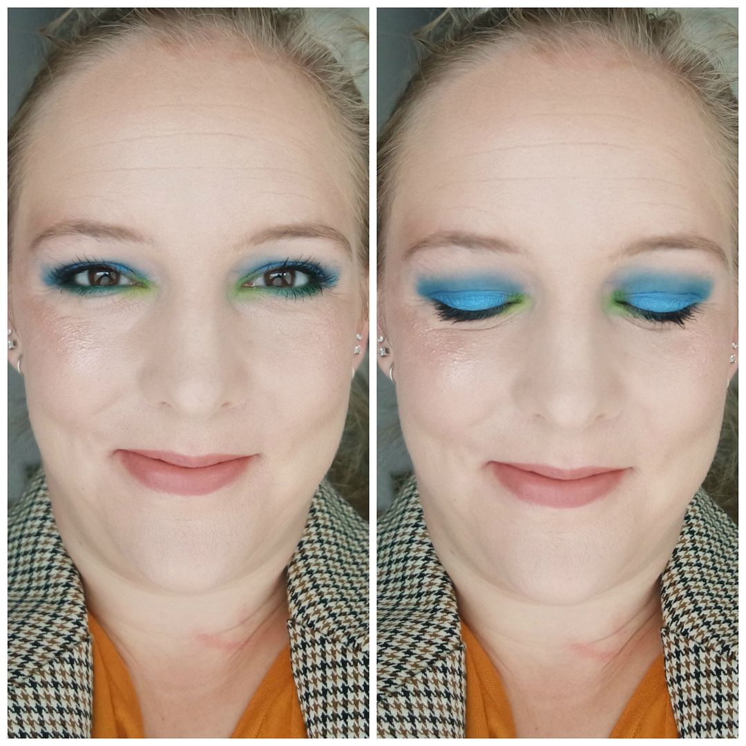 sample beauty hydrographic eyeshadow palette review swatch makeup look 2 looks 1 palette fair skin sample beauty hydrographic eyeshadow palette review swatch makeup look 2 looks 1 palette fair skin