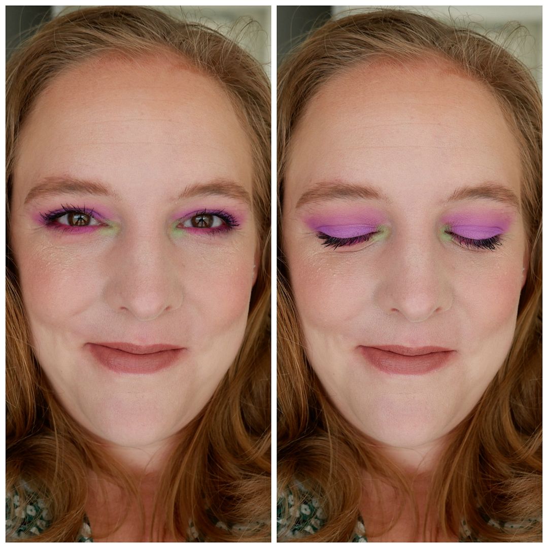 sugarpill funsize eyeshadow palette review swatch makeup look 3 looks 1 palette fair skin sugarpill funsize eyeshadow palette review swatch makeup look 3 looks 1 palette fair skin